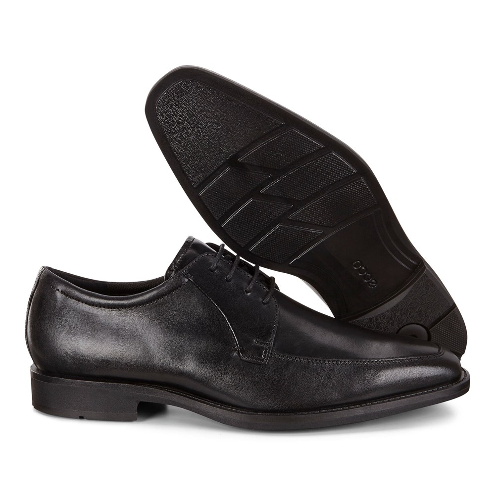 ECCO Mens Dress Shoes Black - Calcan - JWS-205638